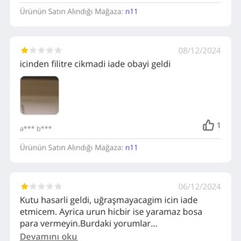 Eksik Ürün Ve İade Sorunu: Mağduriyetin Çözülmesini İstiyorum
