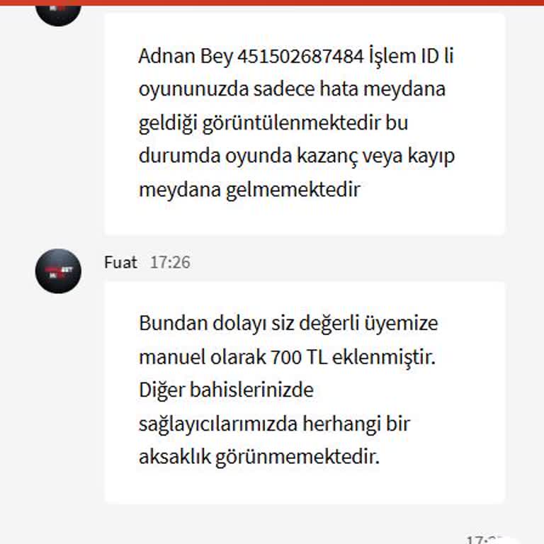 Bahis İşlemlerinde Tutarsızlık Ve Destek Eksikliği