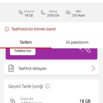 Eski Müşteriye Yetersiz Tarife Seçenekleri