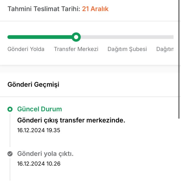 Kargo Yoğunluğu Mağduriyeti