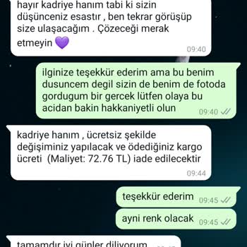 Defolu Ürün Ve İlgisiz Müşteri Hizmetleri: Seda Yalçın Atelier