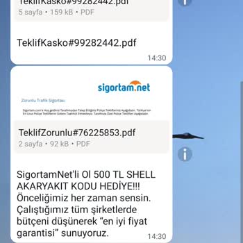 0536 656 37 63 Numarasında gelen Yanıltıcı Sigorta Teklifi