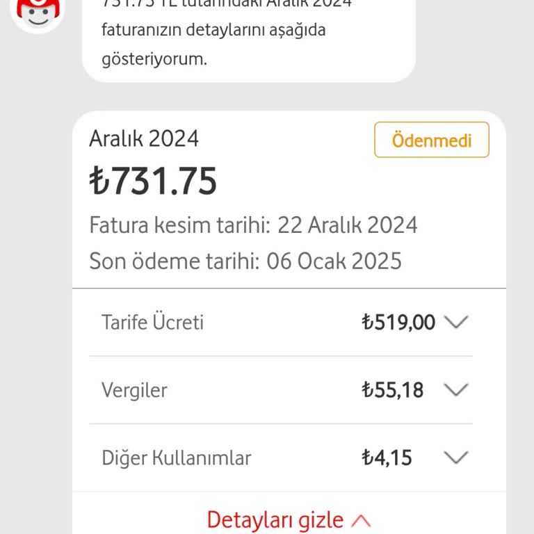 Vodafone Faturasında Beklenmedik Ücretler Ve İletişim Sorunları