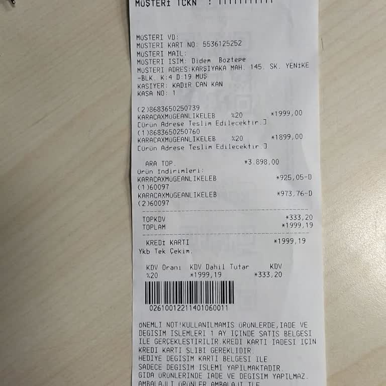 Karaca'dan Eksik Ve Kırık Ürün Teslimatı