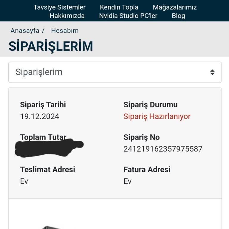 Siparişimin Kargolanmaması Ve Müşteri Hizmetleri Sorunu
