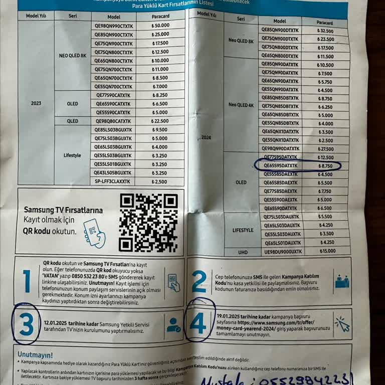 Samsung Kampanya Kartında Eksik Bakiye Sorunu