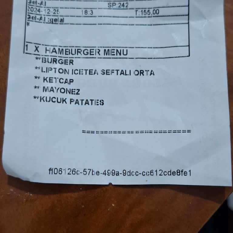 Bayat Hamburger Ve Hayal Kırıklığı