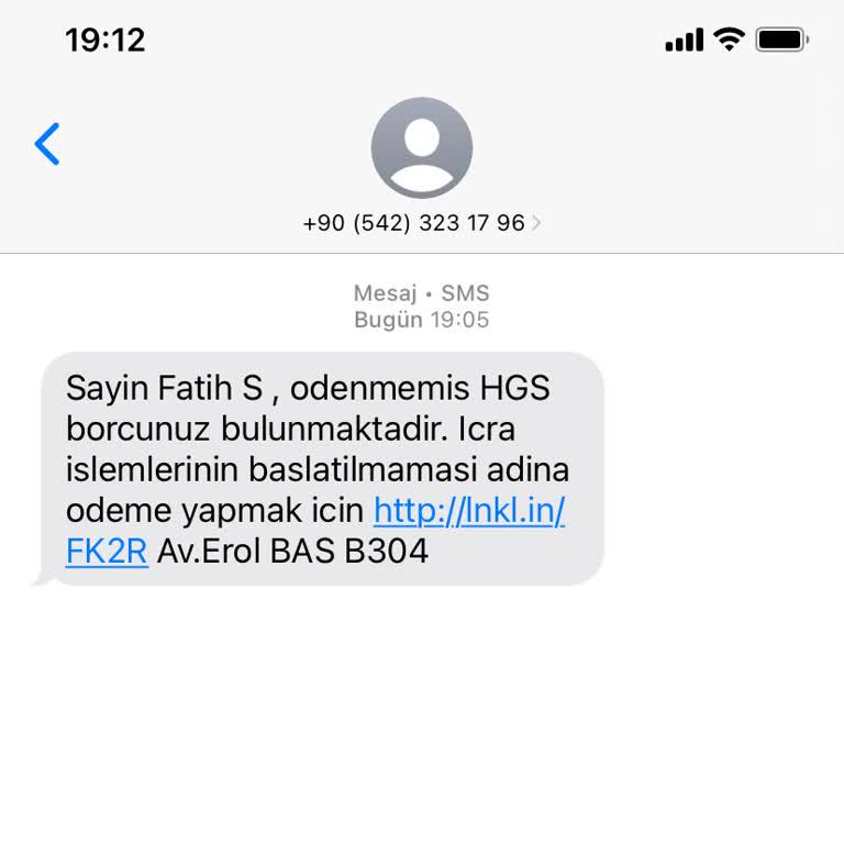 HGS Borcu Ve Kimlik Bilgisi Güvenliği Tehlikesi