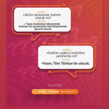 İşler Kitabevi'nde Belirsiz İndirim Sözü