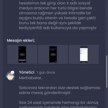 Satın Aldığım Hesabın Geri Alınması Ve Destek Sorunu