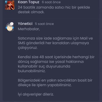 Satın Aldığım Hesabın Geri Alınması Ve Destek Sorunu