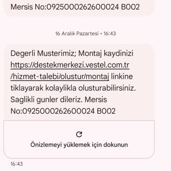 İki Kez Hasarlı Gelen Fırın: Vestel'den Çözüm Bekliyorum