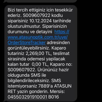 Geciken Gözlük Teslimatı Mağduriyeti