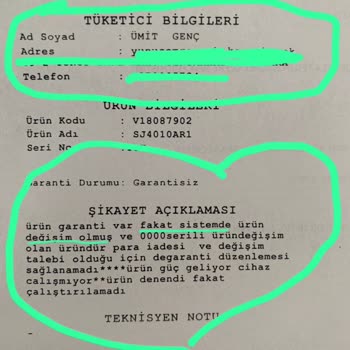Kullanılmış Ürün Satışı Ve Müşteri Hizmetlerinde Hayal Kırıklığı