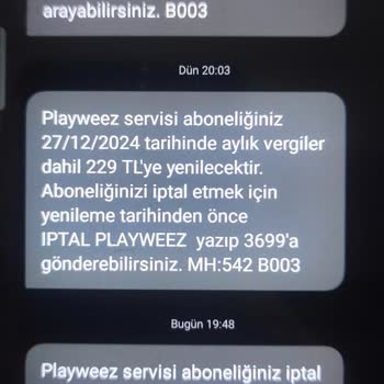 Haksız Abonelik Ve Ücret İadesi Talebi