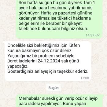 Yanlış Ürün Ve Geciken Para İadesi Sorunu