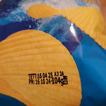 Cipso Cips Paketinde Mavi Boya Şoku