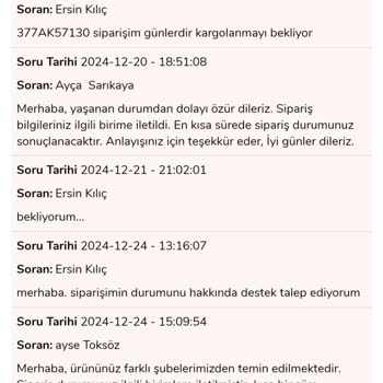 Çetinkaya'da Tedarik Ve İade Sorunu