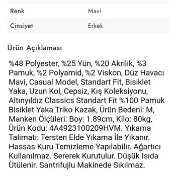 Boyner'den Gelen Ürün Beklentiyi Karşılamadı Ve İletişim Sorunu Yaşandı