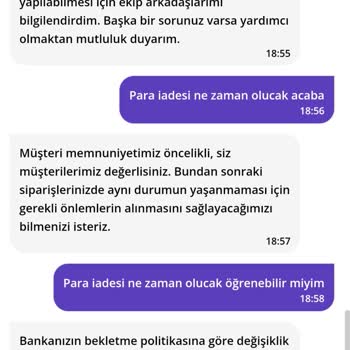 Eksik Sipariş Ve İade Sorunu