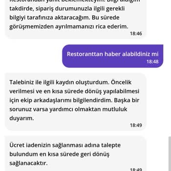 Eksik Sipariş Ve İade Sorunu