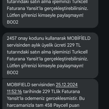 Vizyon Elektronik Para Mobil İçerik Aboneliği Mağduriyeti