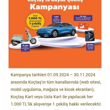 Koçtaş Çekiliş Sonucu Belirsizliği