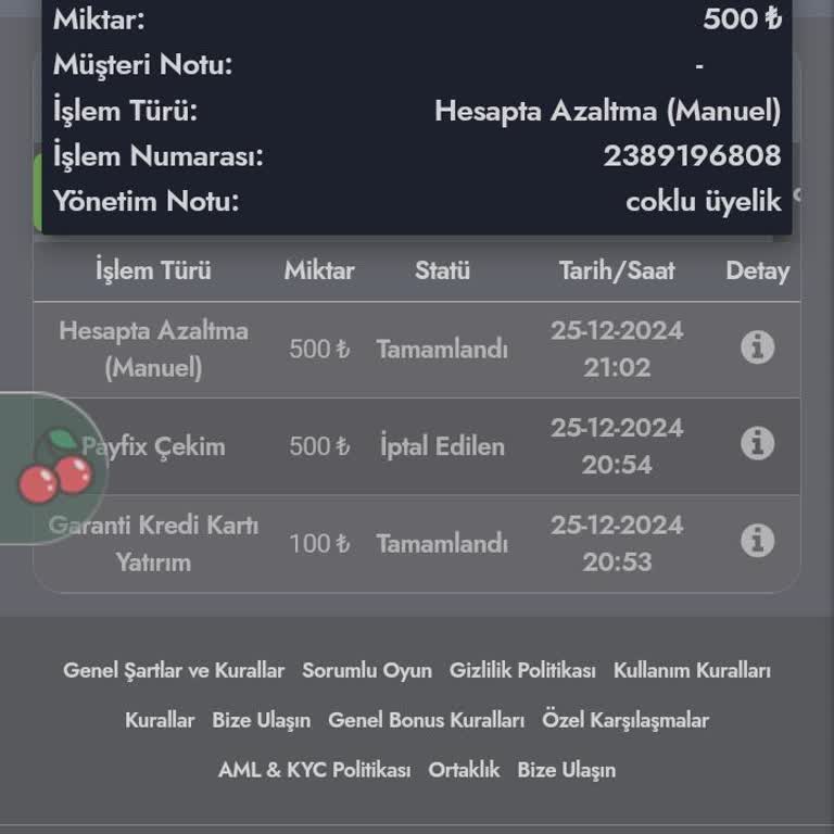 Betgram'da Çekim Sorunu Ve Hesap Silinmesi