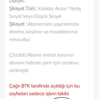 Kablo TV'de Çözülmeyen Sorunlar Ve Yanıltıcı Hizmet