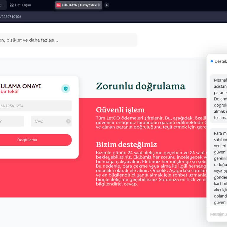 Letgo'da Güvenlik İhlali