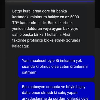 Letgo Üzerinden Gelen Şüpheli Satış Bildirimi