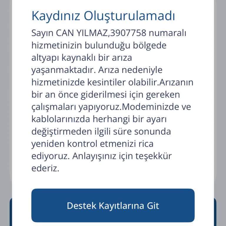 TurkNet Bağlantı Sorunları Ve Yetersiz Destek