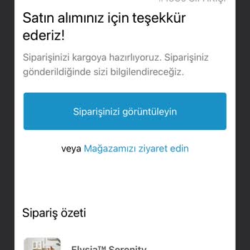 Elysia Kargoya Verilmeyen Ürün Ve İletişim Sorunu