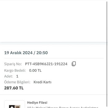 Epttavm Decoelit Satıcısından Gelmeyen Ürün
