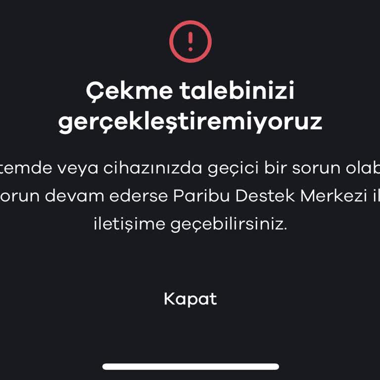 Paribu'da Çekilemeyen Promosyon Parası Sorunu