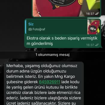 Yanlış Beden Ve Eksik Hediye İle Hayal Kırıklığı
