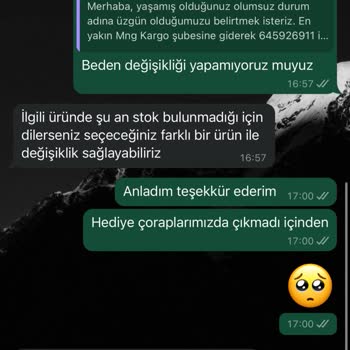 Yanlış Beden Ve Eksik Hediye İle Hayal Kırıklığı