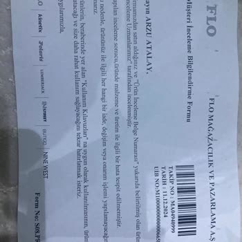 FLO Mağazasından Aldığım Ayakkabıda Su Geçirme Ve Koku Sorunu