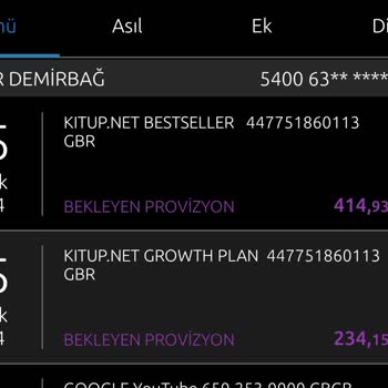 Kitup Uygulamasında İzinsiz Para Çekimi Ve Yetersiz Hizmet