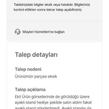 Hepsiburada'dan Sipariş Ettiğim Ürünün Eksik Parçası Gönderilmedi