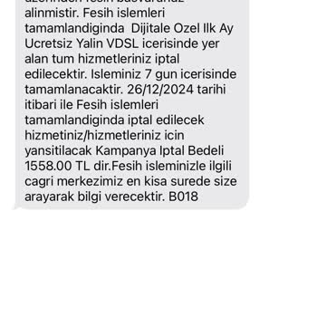 İnternet Sorunu Ve Cayma Bedeli Krizi