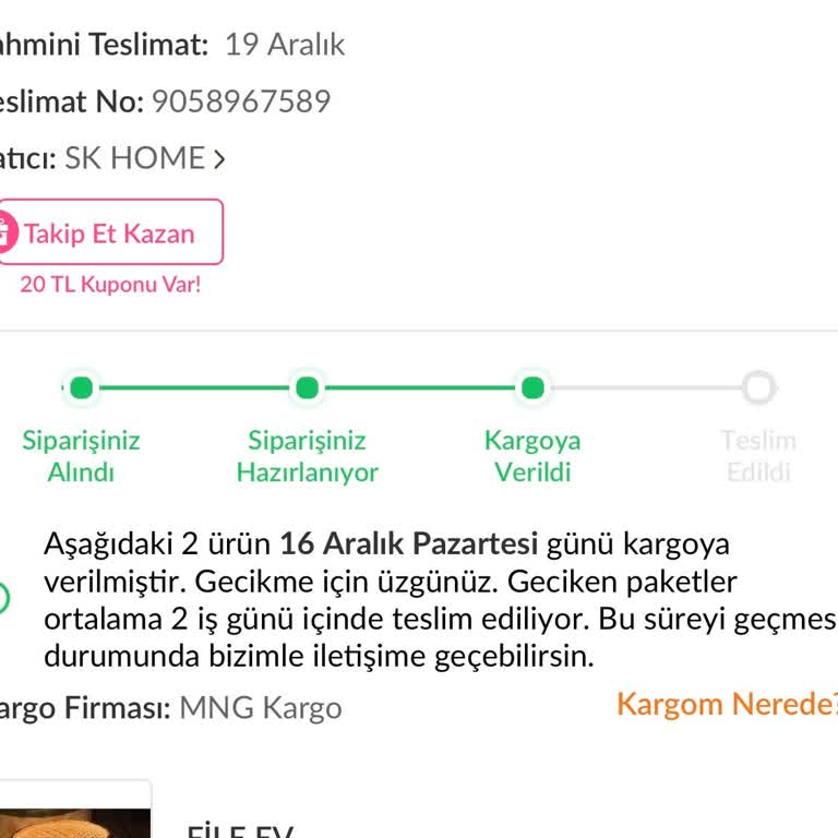 MNG Kargo Teslimat Gecikmesi Ve Bilgi Eksikliği