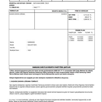 Samsung Care+ İade Sürecinde Yaşanan Sorunlar