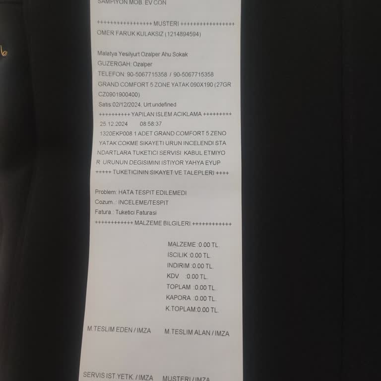 Yatak Değişim Talebimiz Reddediliyor: Mağduriyetimiz Giderilmiyor