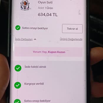 İade Sürecinde Yaşanan Gecikme