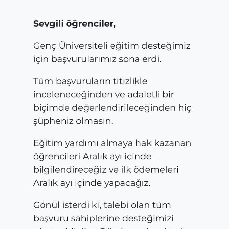 İBB Burs Başvurumun Yanıtsız Kalması