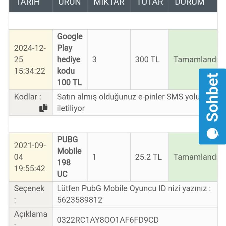 epin.com.tr E-Pin Kodları ve Cevapsız Müşteri Hizmetleri