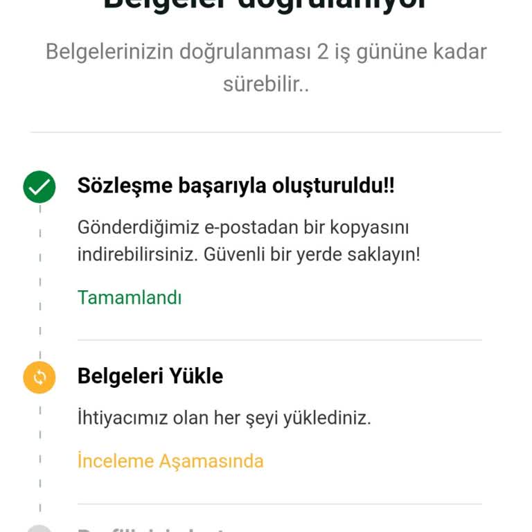 Yemeksepeti GO Paneli Başvuru Sorunu