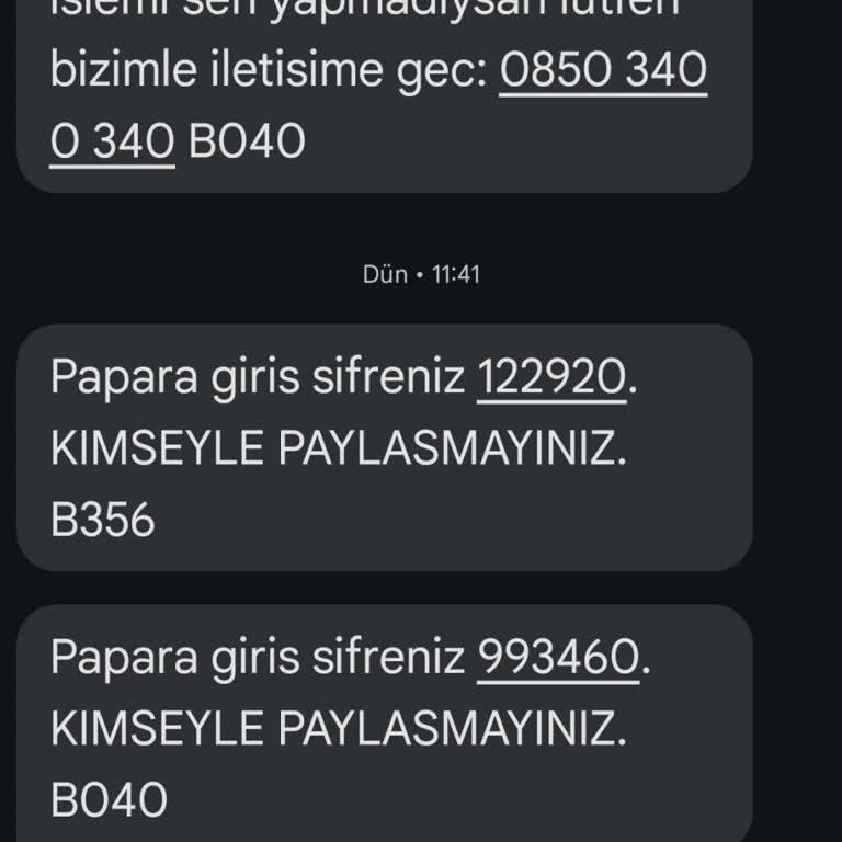 Papara Hesabımda Yetkisiz Erişim Sorunu