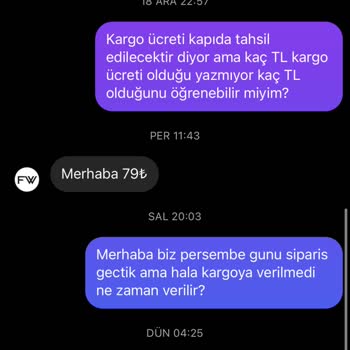 Siparişim Bir Haftadır Kargoya Verilmiyor Ve İletişim Kurulamıyor